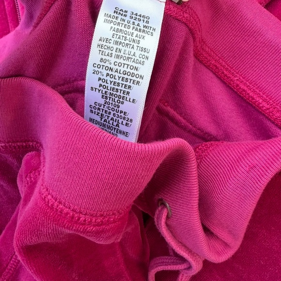 Juicy Couture y2k Pink Velour Tracksuit size medium preloved - Picture 3 of 4